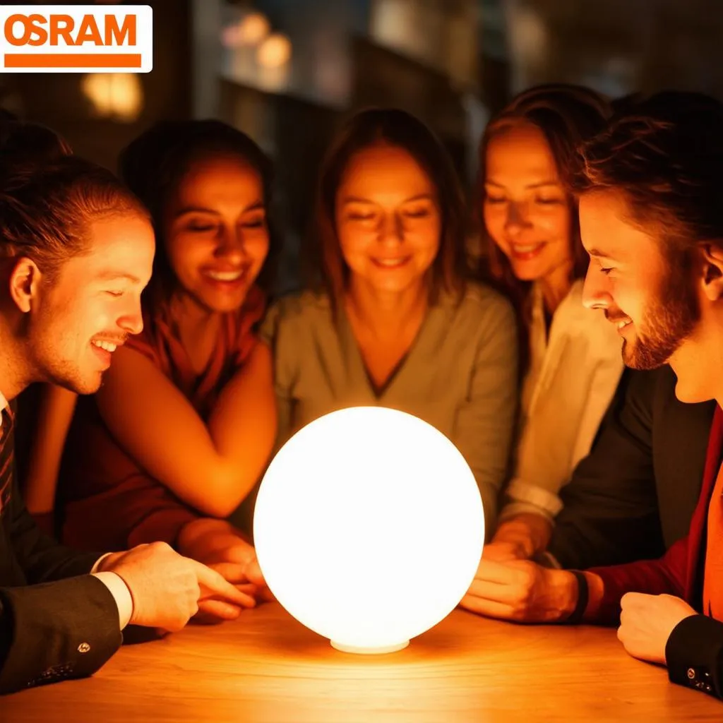 Bóng đèn Osram chiếu sáng