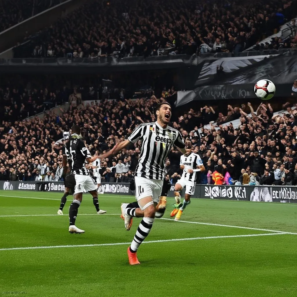 Juventus thi đấu trên sân San Siro