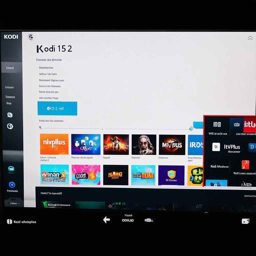 Kodi app on TV