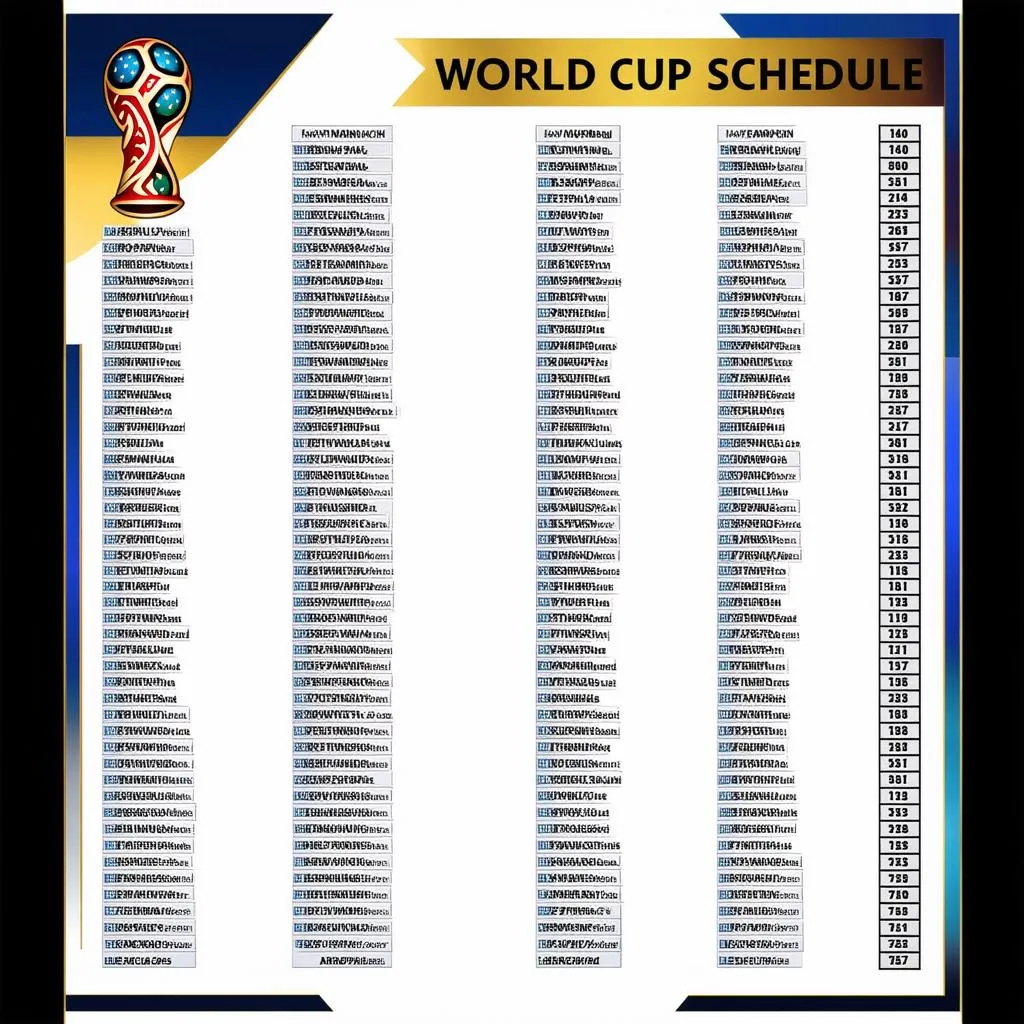 Lịch thi đấu World Cup