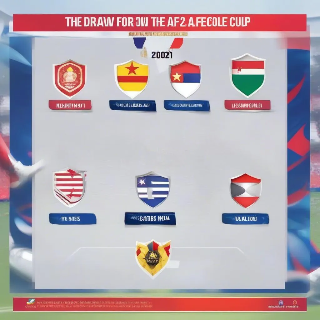 Kết quả bốc thăm AFF Cup 2021: Bảng A