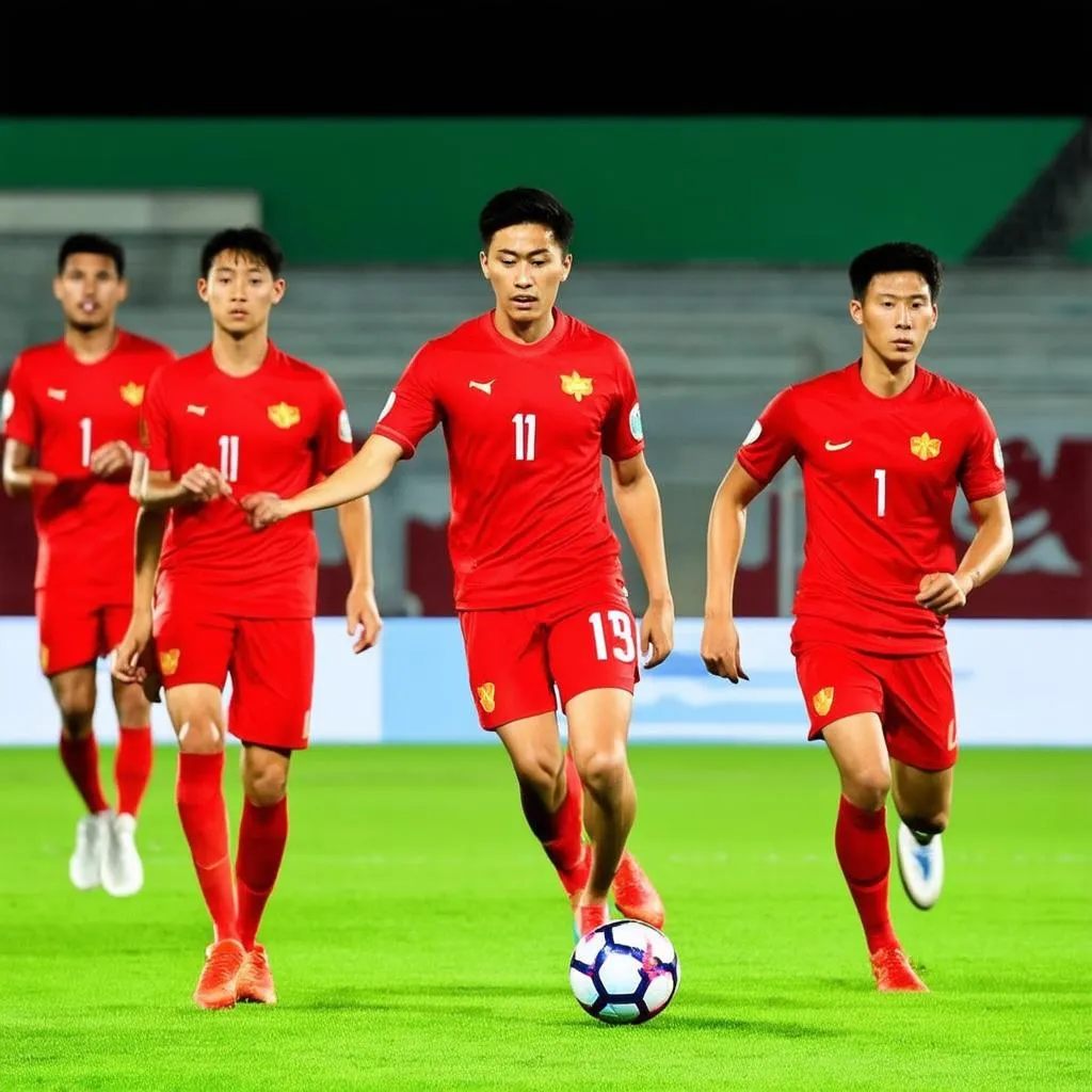 Cầu thủ Việt Nam thi đấu tại Asian Cup 2019