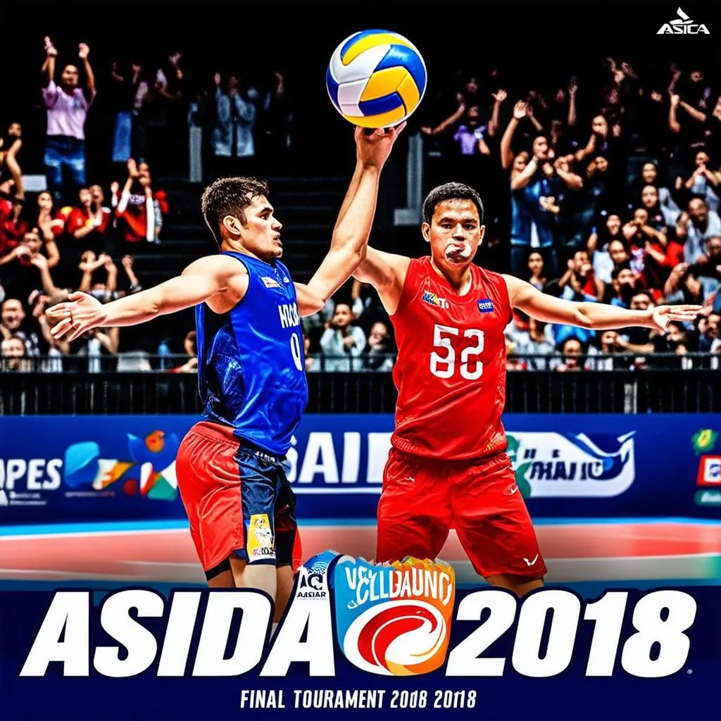 Bóng chuyền Asiad 2018: Trận chung kết kịch tính