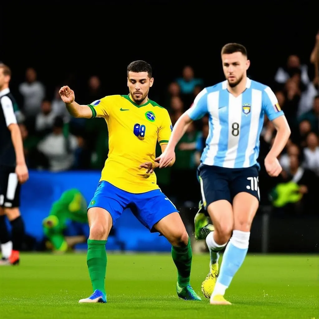 Bóng đá Brazil và Argentina: Trận đấu đỉnh cao