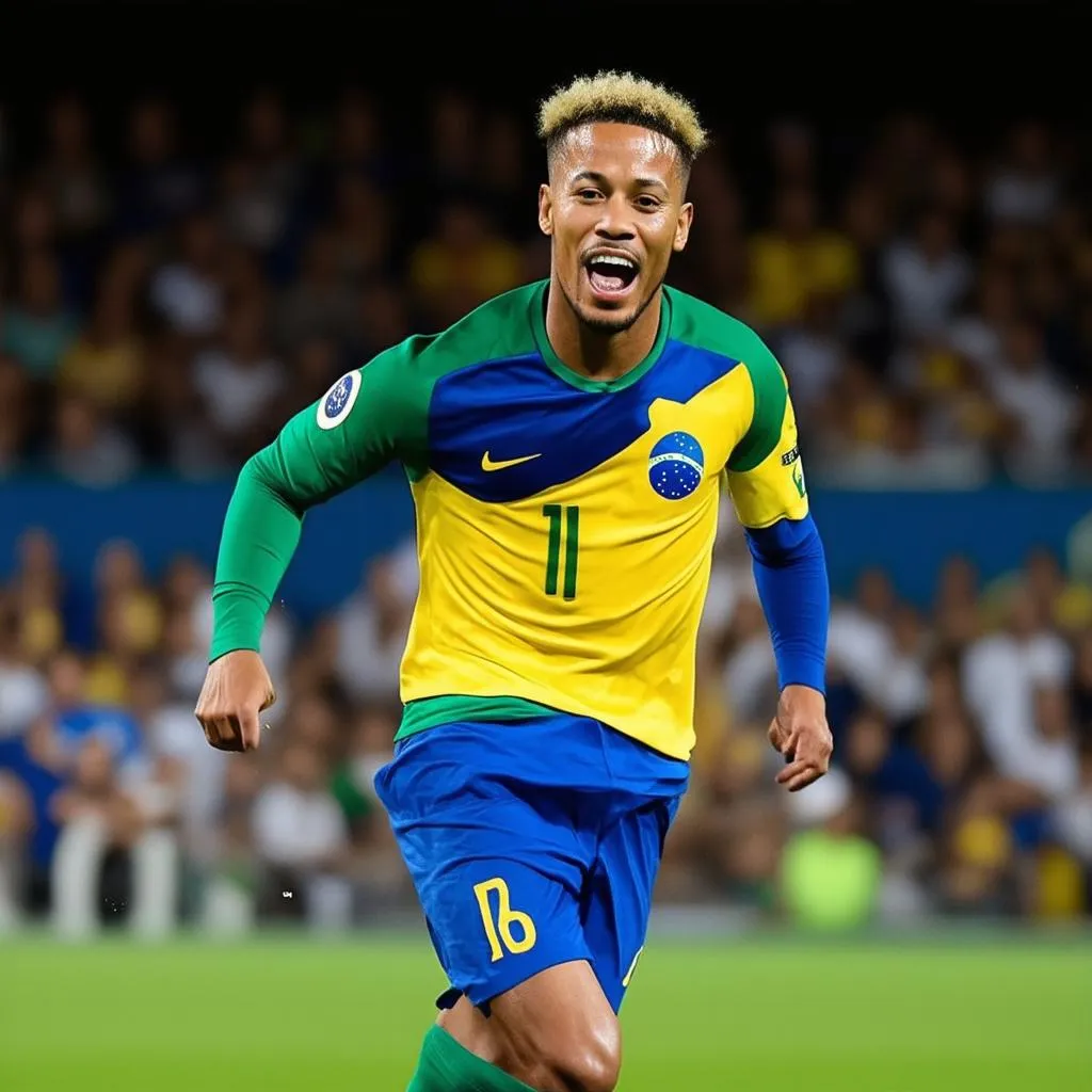 Neymar dẫn dắt đội tuyển Brazil