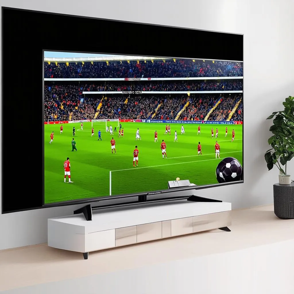 Bóng đá trực tuyến trên Smart TV chất lượng cao