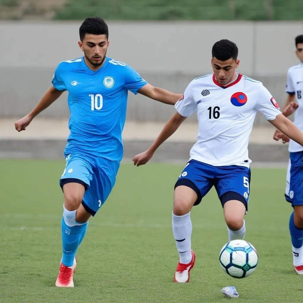 U23 Uzbekistan và Hàn Quốc