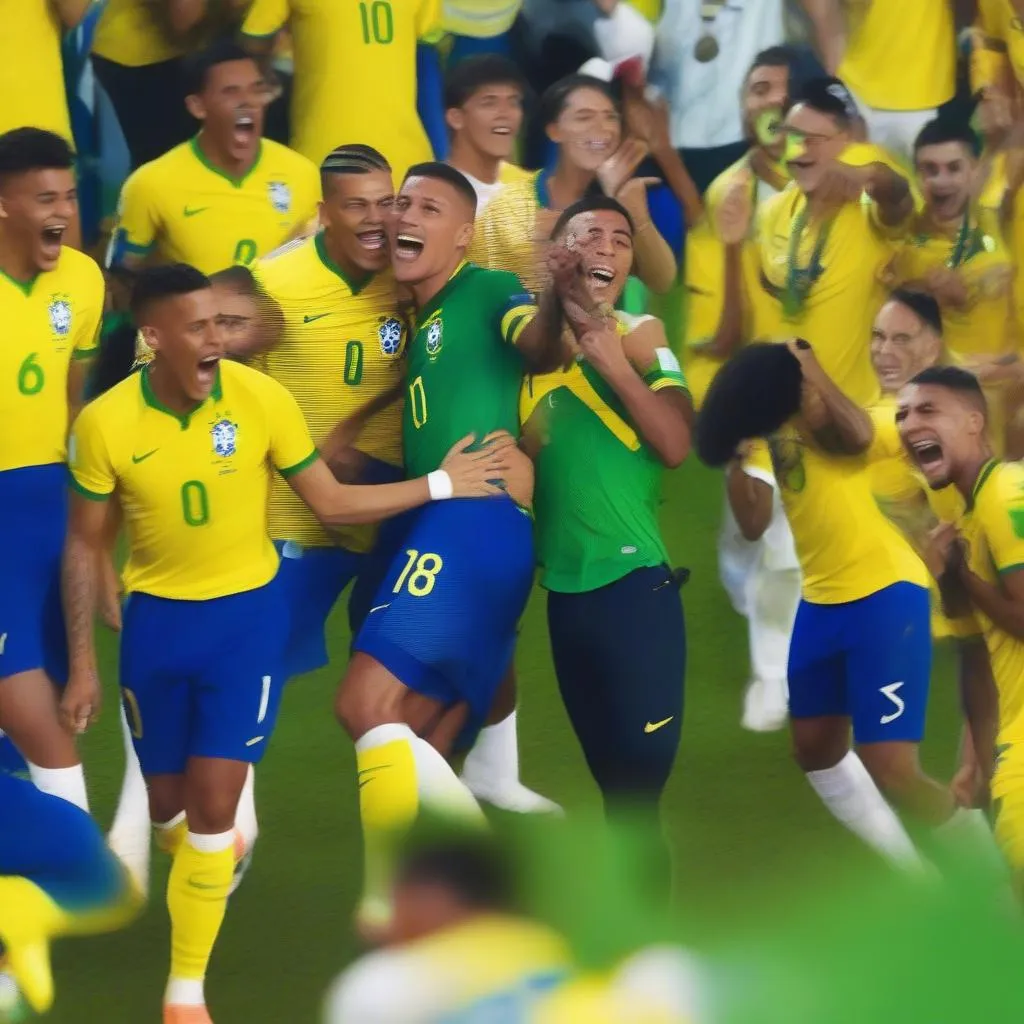 Brazil vs Serbia: Richarlison ghi bàn