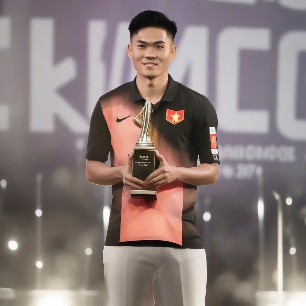 Công Phượng - "Messi Việt Nam" - Ảnh minh họa cho giải thưởng WeChoice Awards 2017