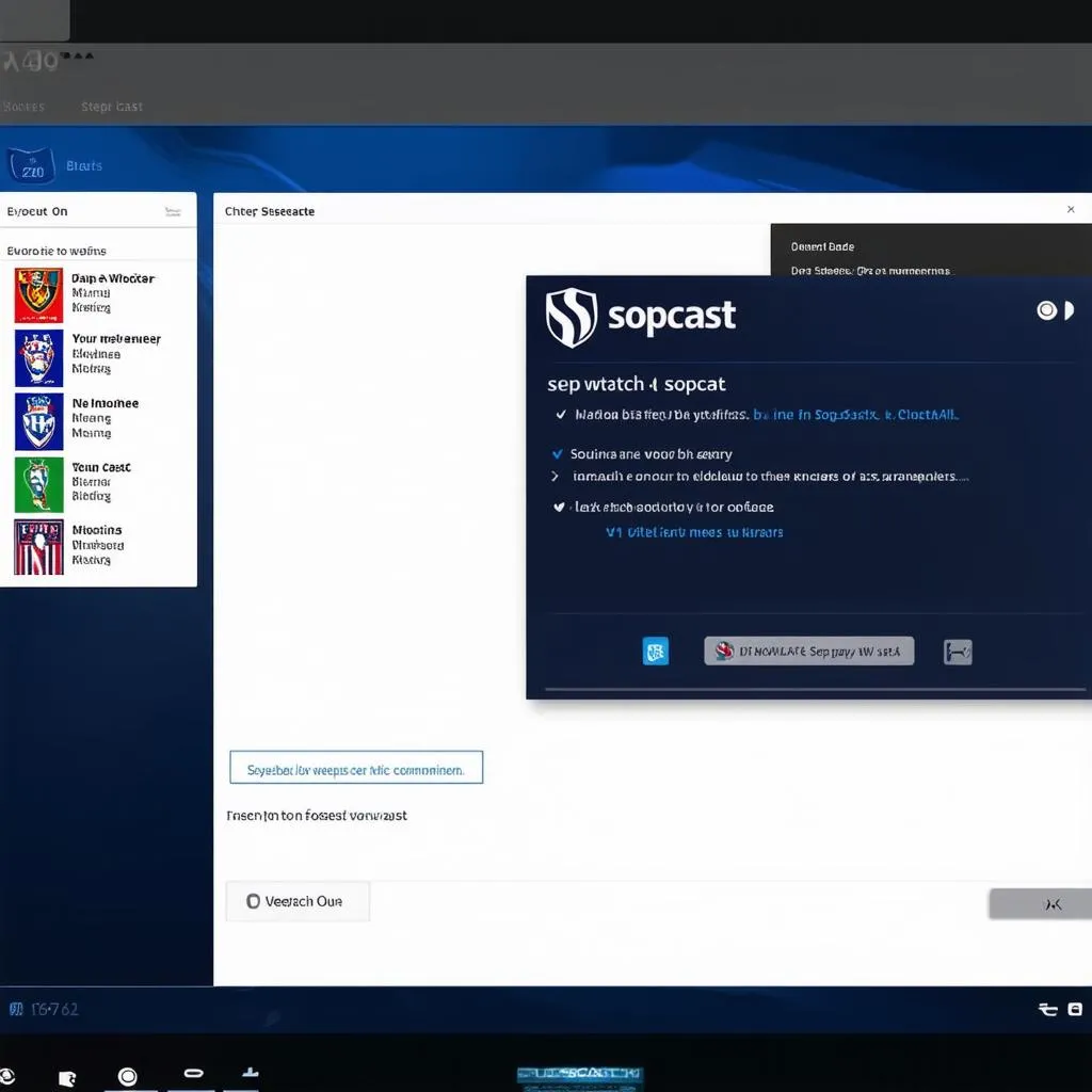 Hướng dẫn xem bóng đá trên Sopcast
