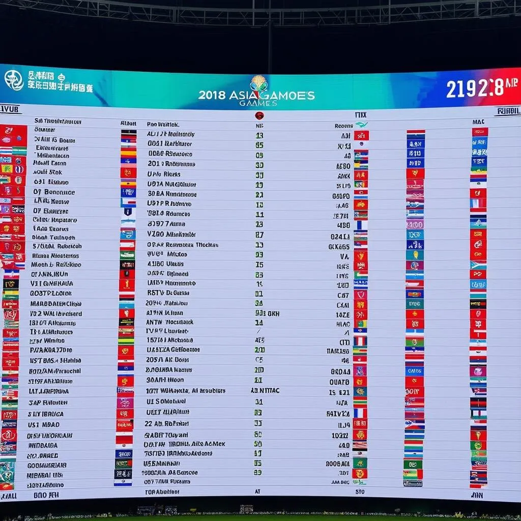 Kết Quả Bóng Đá Asiad 2018