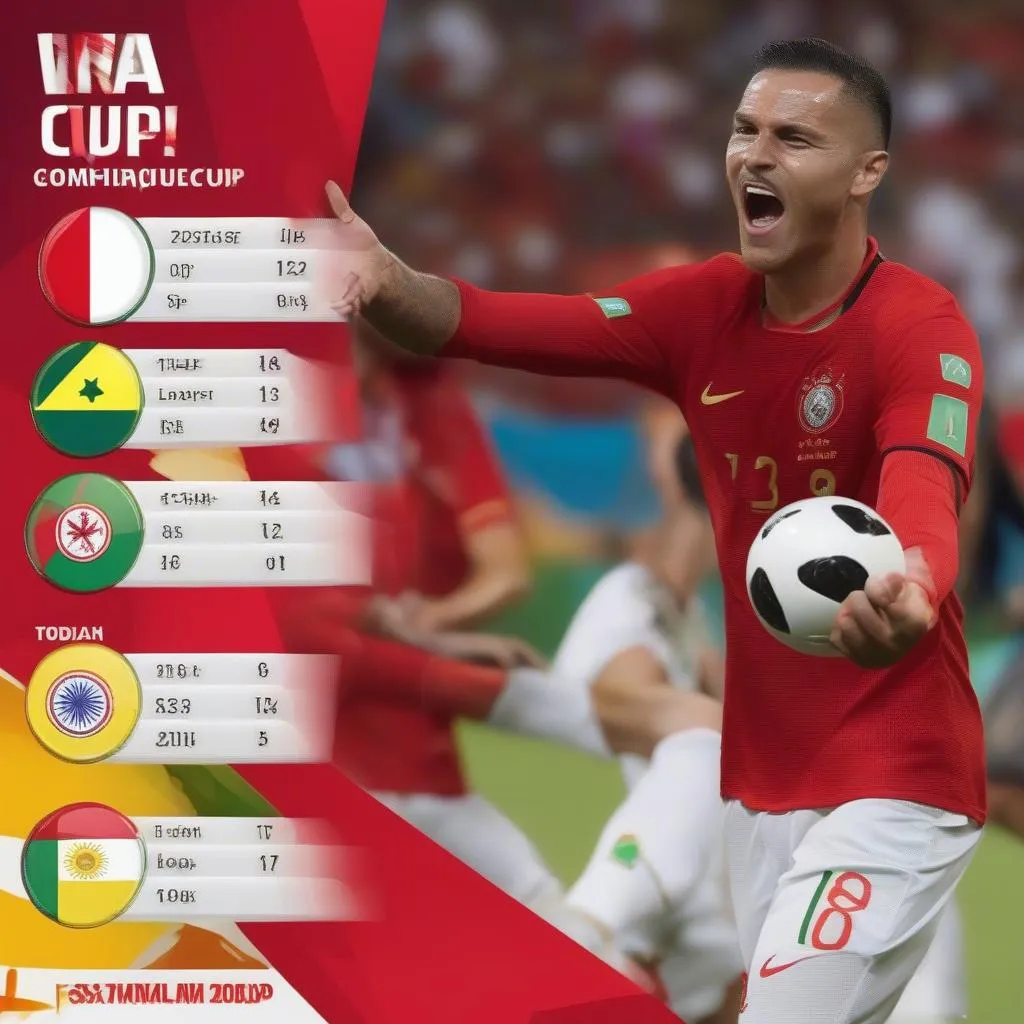 Kết quả bóng đá vòng loại World Cup hôm nay