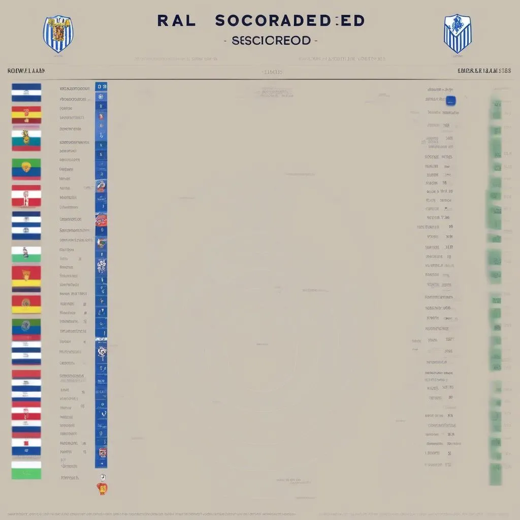 Kết quả trận đấu gần nhất của Real Sociedad