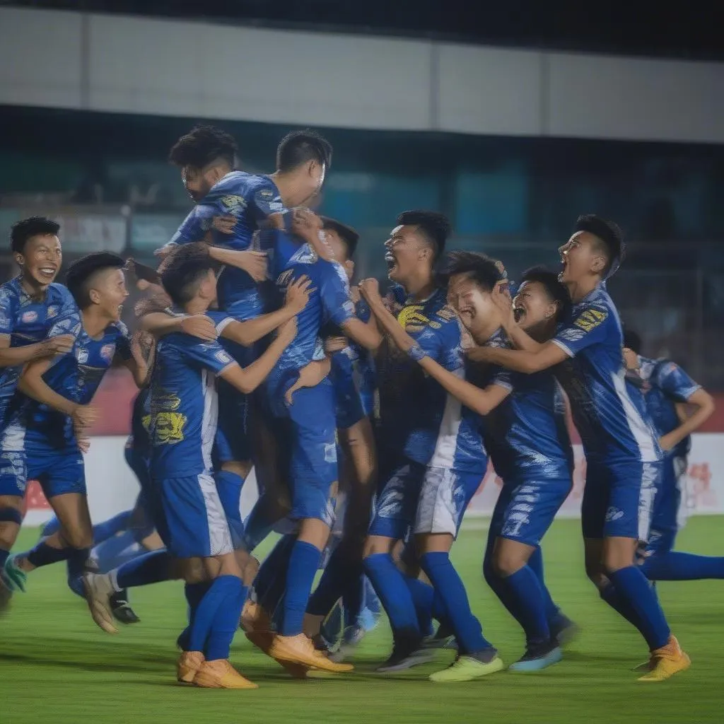 Kết quả vòng 3 V-League 2022: SLNA chiến thắng Bình Định