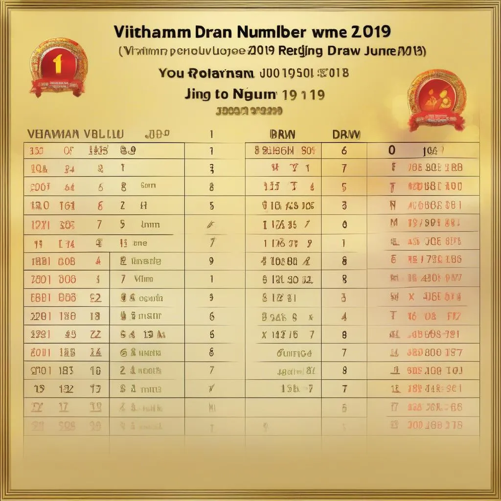 Kết quả xổ số miền nam tháng 6 năm 2019