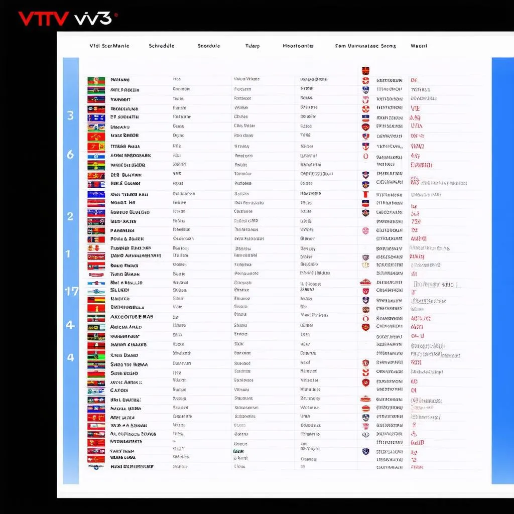 lich chiếu bóng đá vtv3