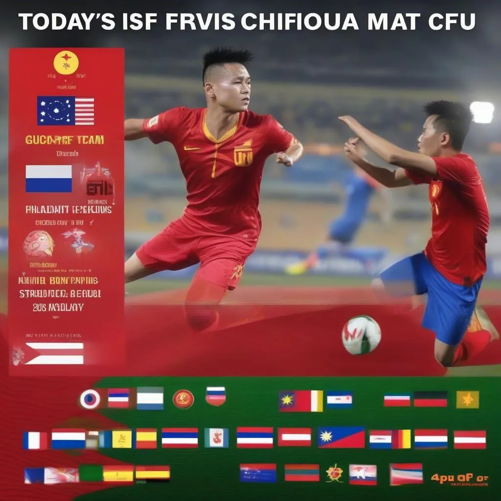 Lịch thi đấu AFF Cup hôm nay