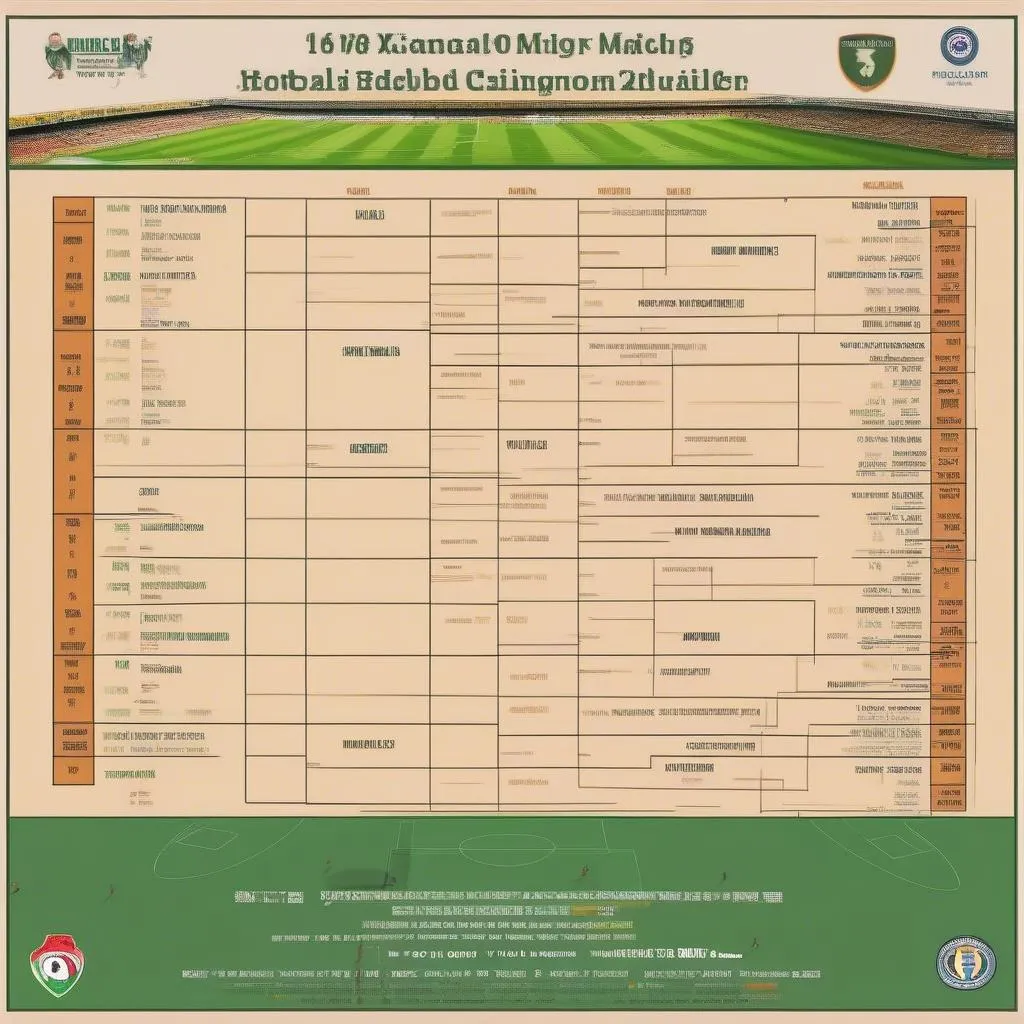 Lịch thi đấu bóng đá hôm nay