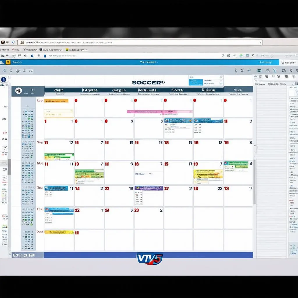 Lịch Thi Đấu Bóng Đá VTV5