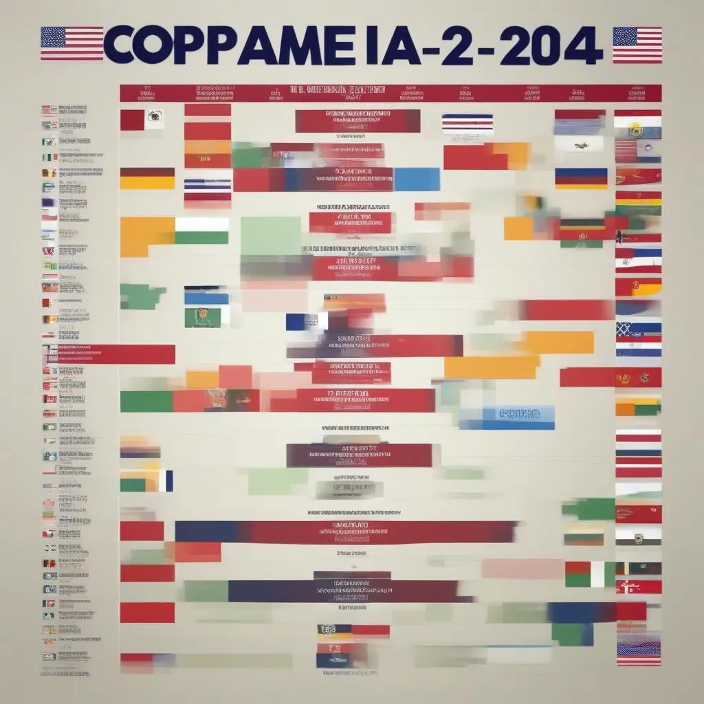 Lịch thi đấu Coppa America 2024 - Cập nhật mới nhất