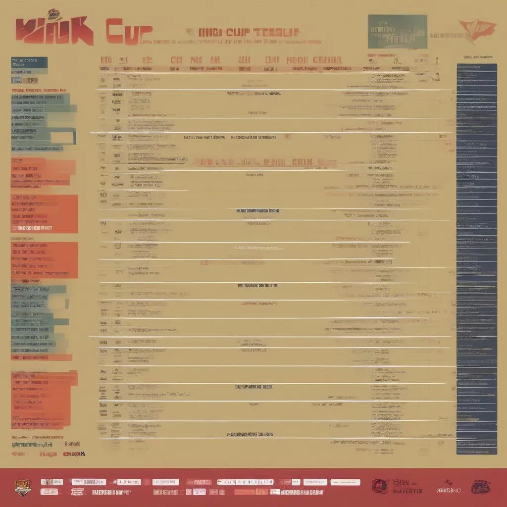 Lịch thi đấu Kink Cup