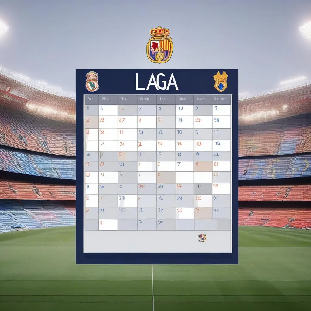 Lịch thi đấu La Liga