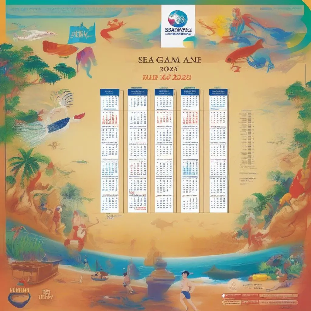 Lịch Thi Đấu Sea Games 2023