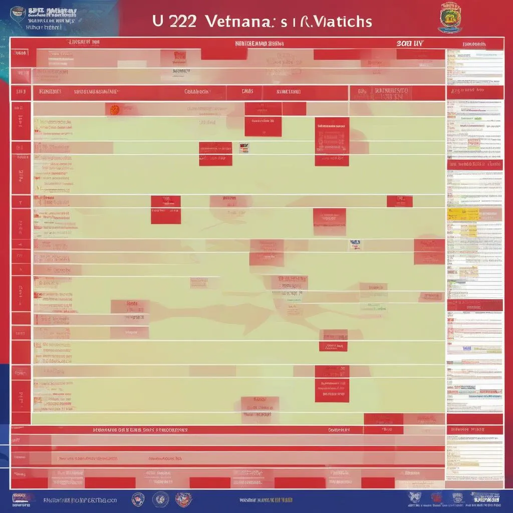 Lịch Thi Đấu U22 Việt Nam