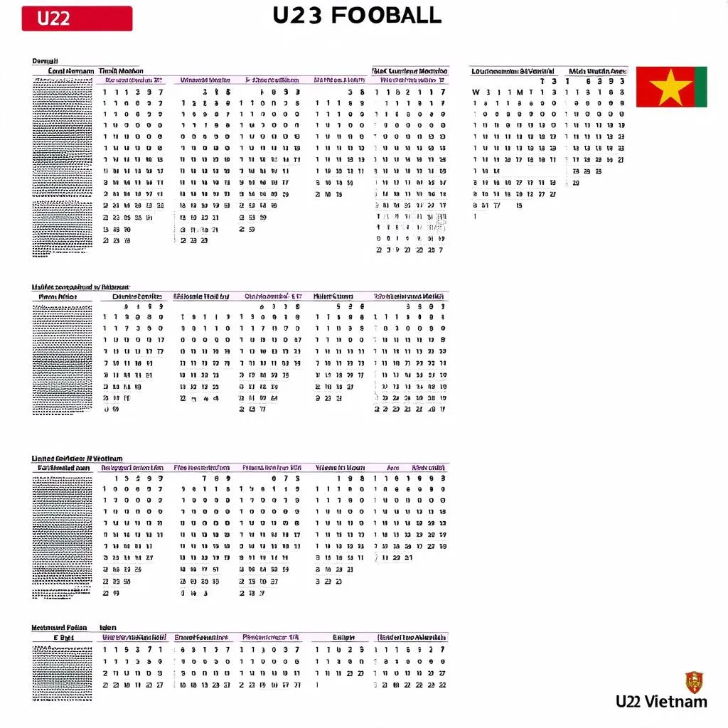 Lịch thi đấu bóng đá U23 Việt Nam