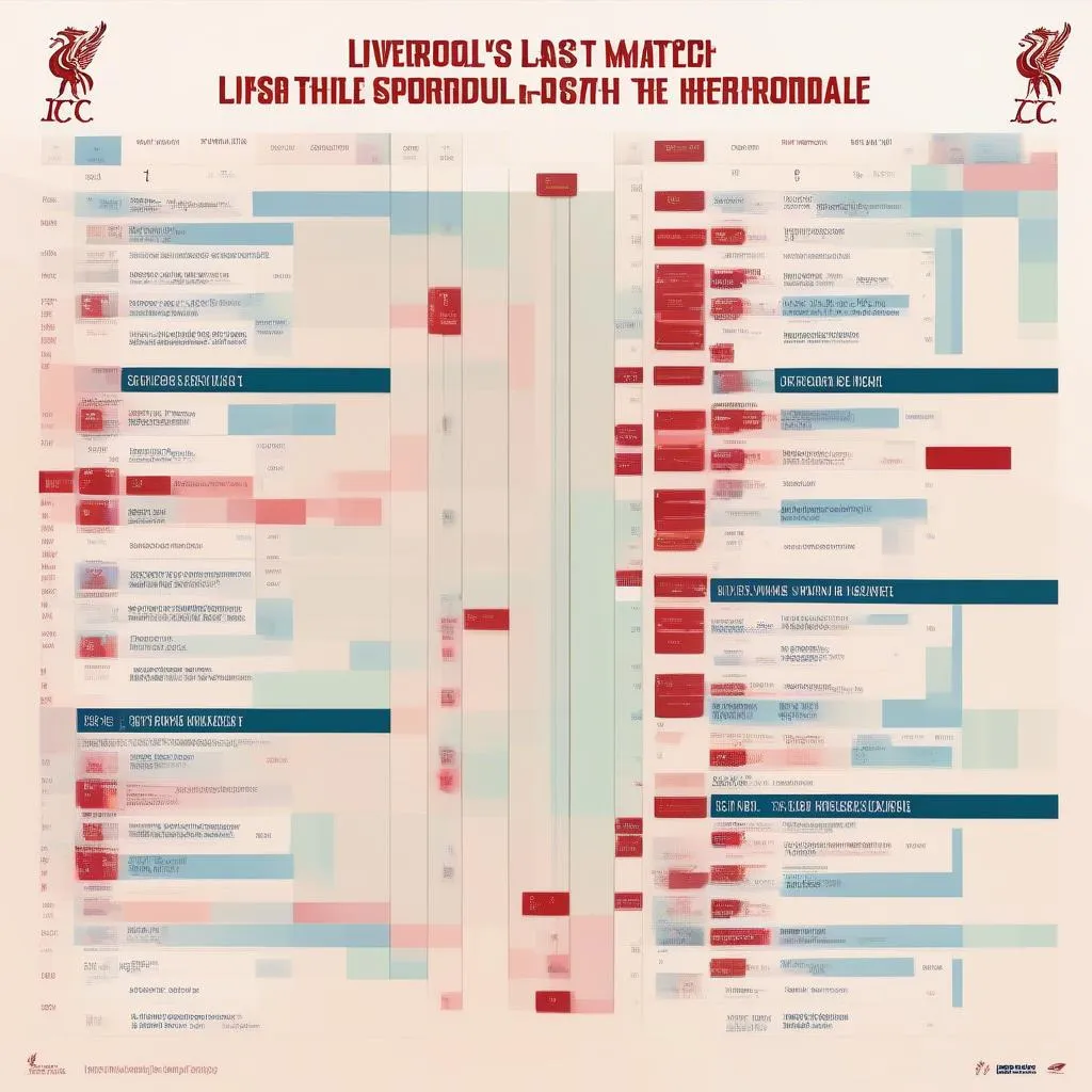 Lịch thi đấu 10 ngày gần nhất của Liverpool