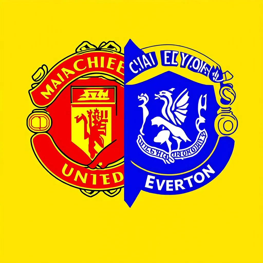 Logo MU và Everton