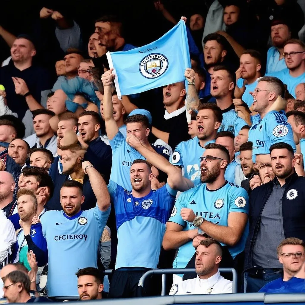 Cổ vũ Man City vs Everton