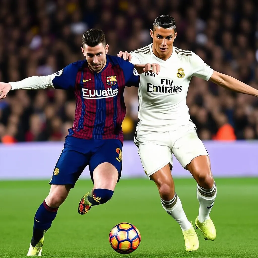 Messi và Ronaldo đối đầu trong trận Siêu kinh điển