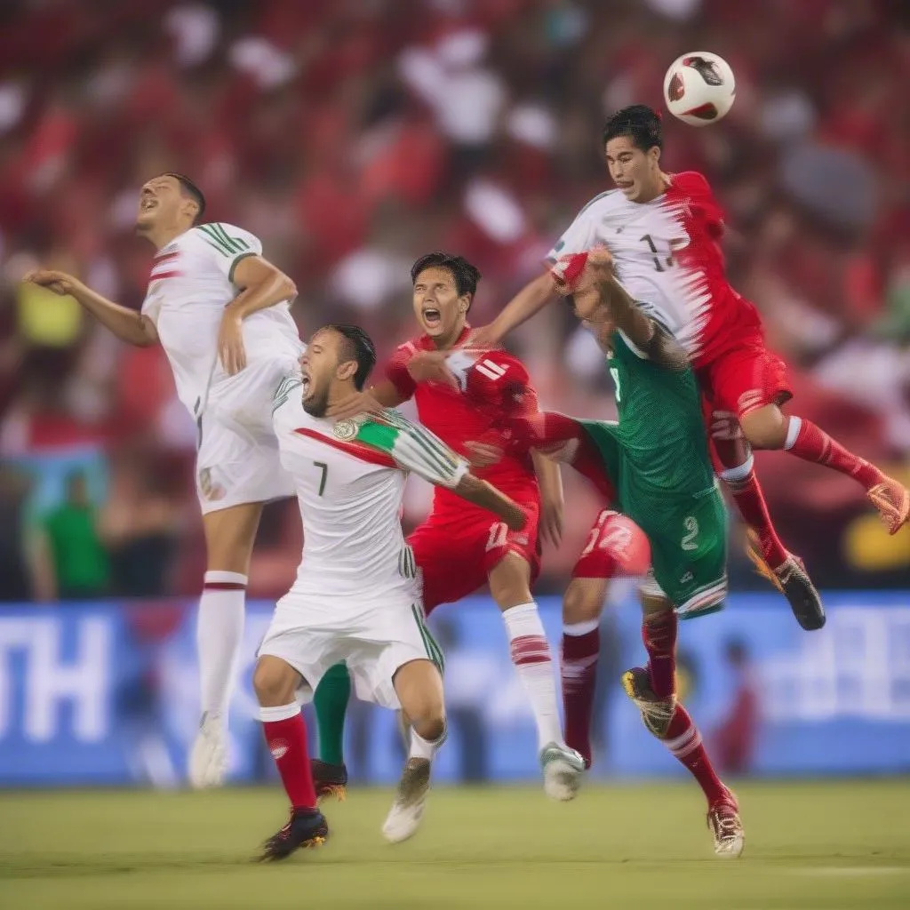 Trận đấu vòng loại World Cup giữa Mexico và Canada