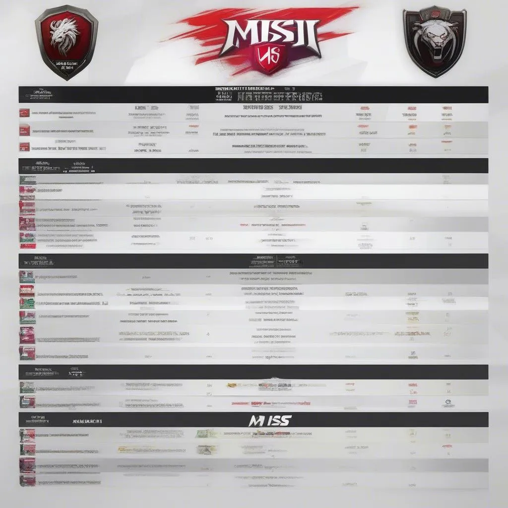 Lịch thi đấu MSI 2023