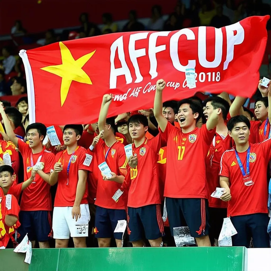 người hâm mộ mua vé bóng đá aff cup 2018