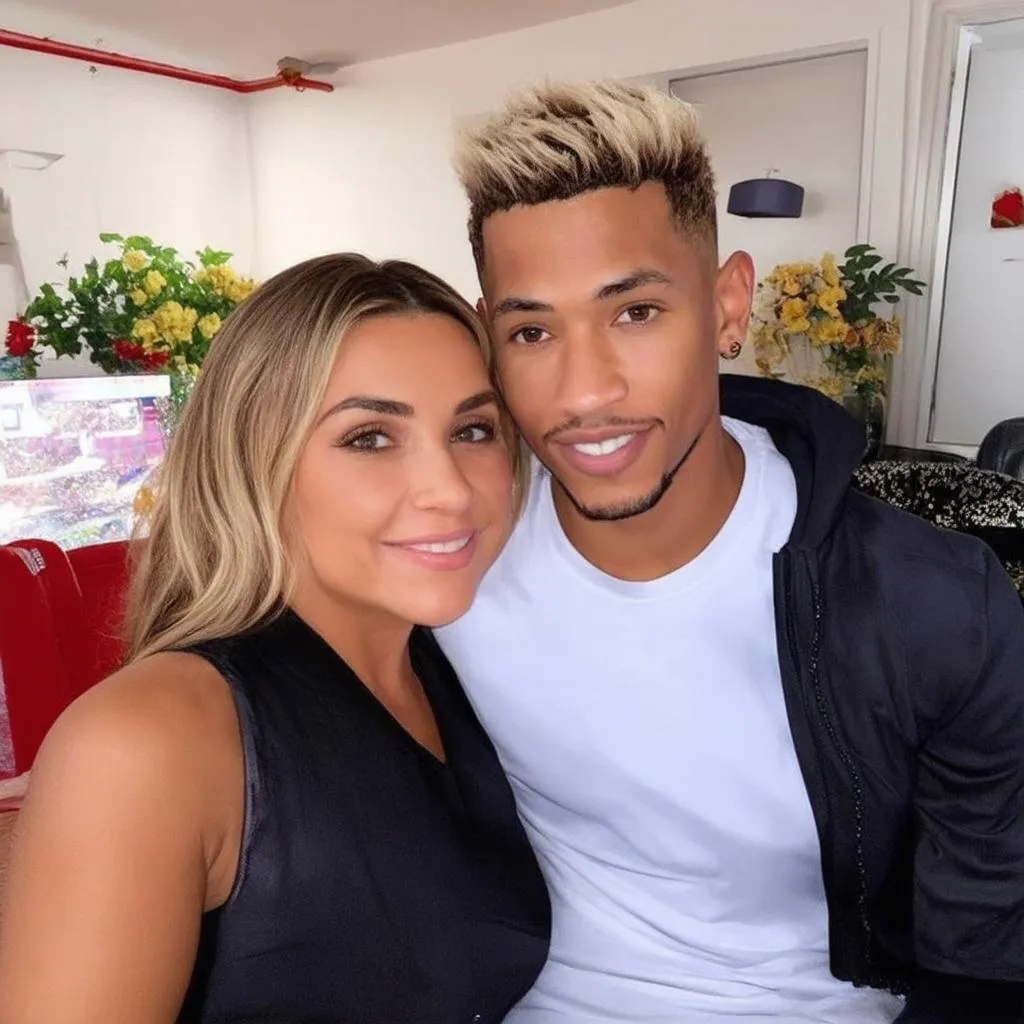 Nadine Gonçalves and Neymar Jr