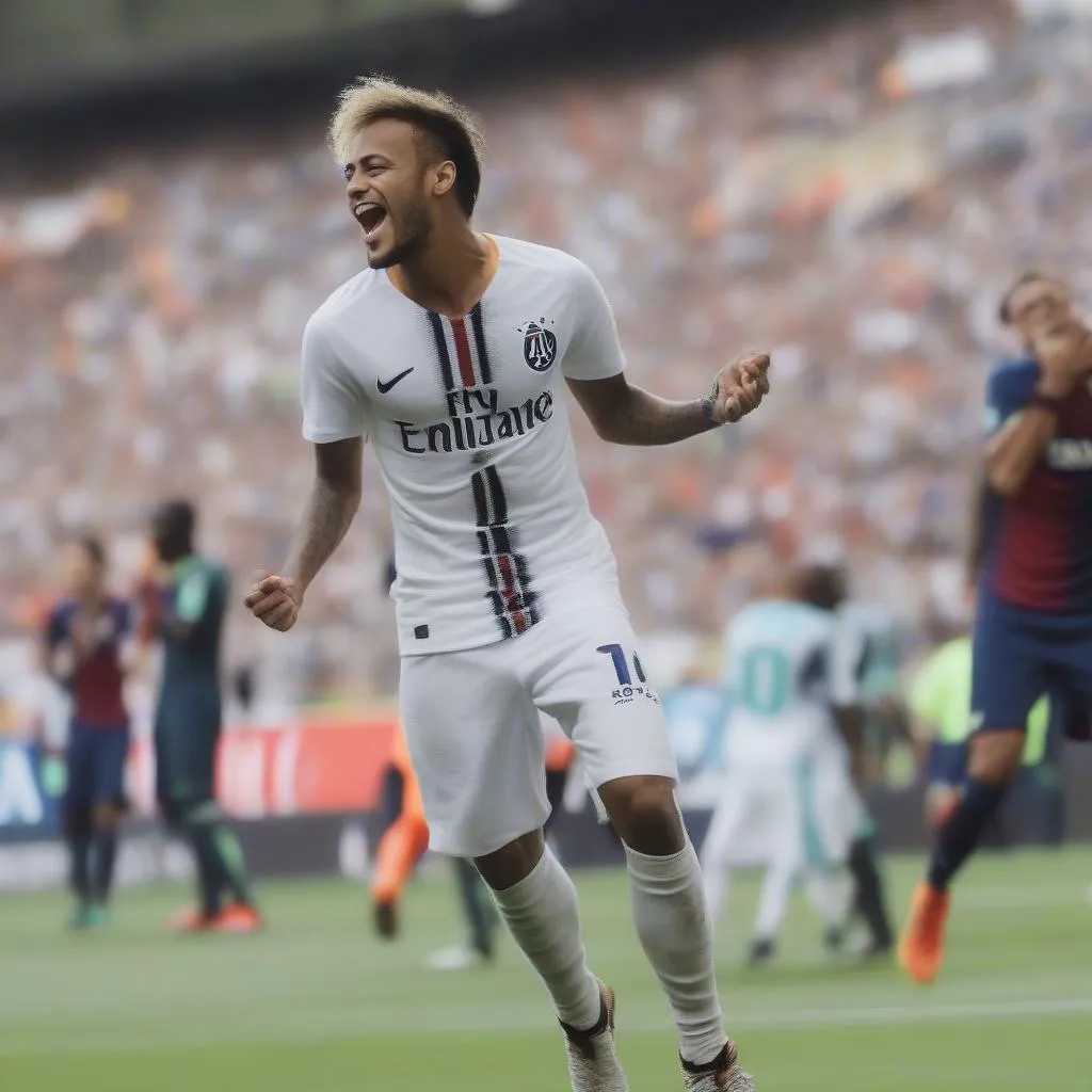 neymar bàn thắng vào lưới real madrid