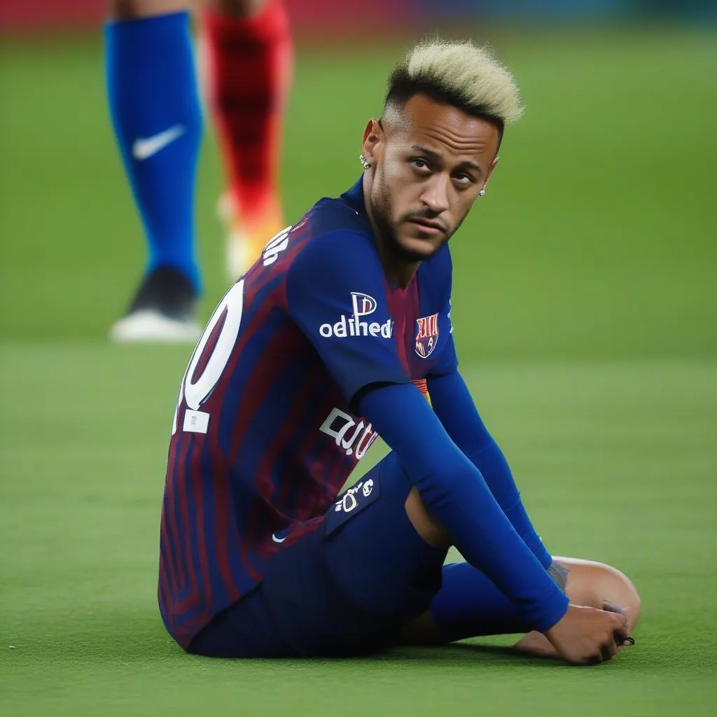 Neymar bị chấn thương