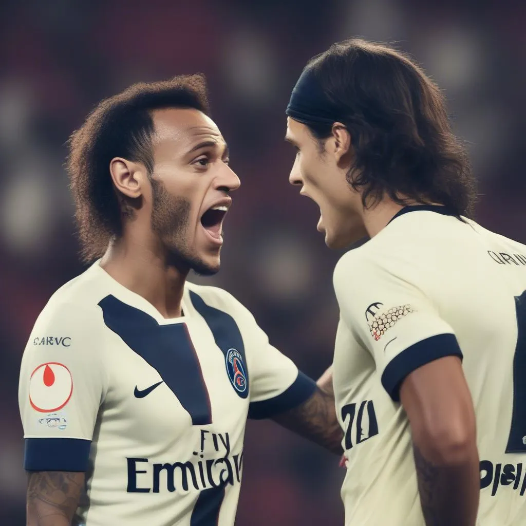 Cuộc chiến giữa Neymar và Cavani