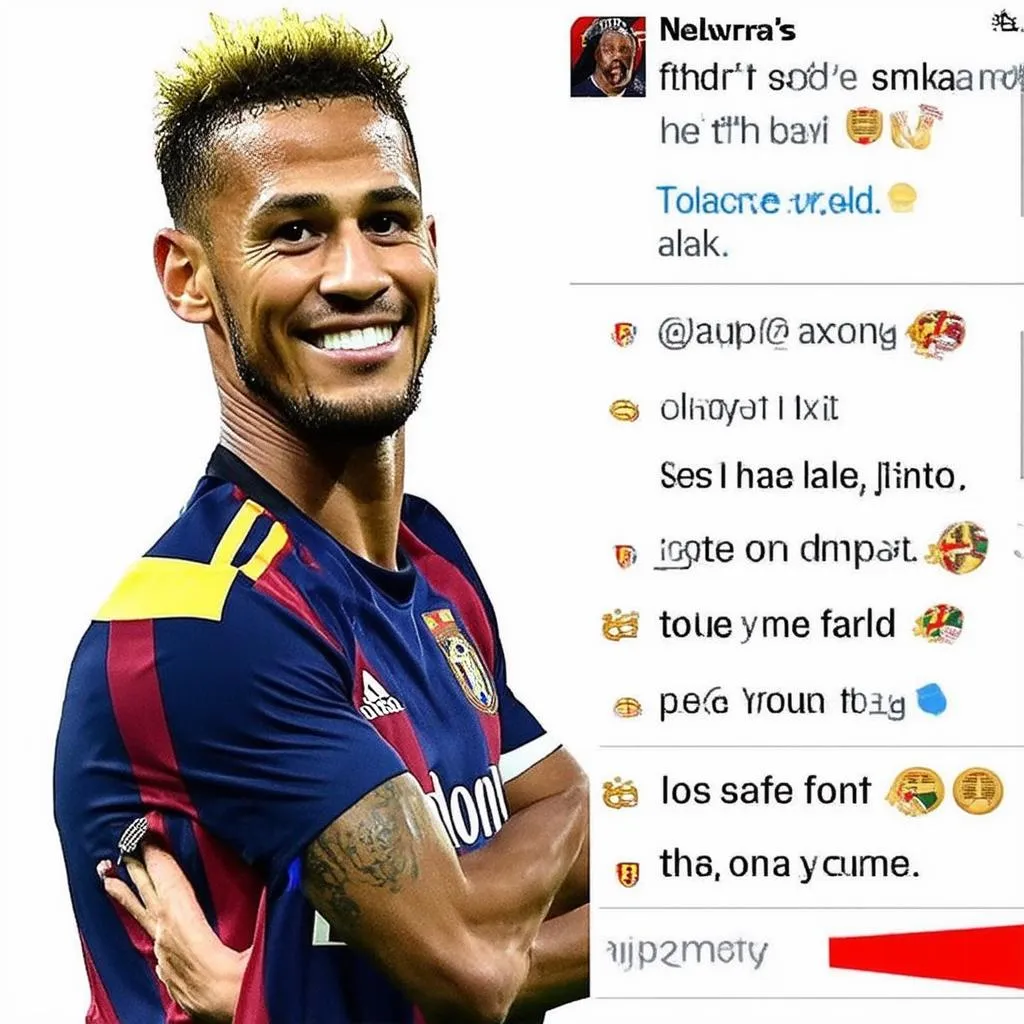 Chế ảnh Neymar lương