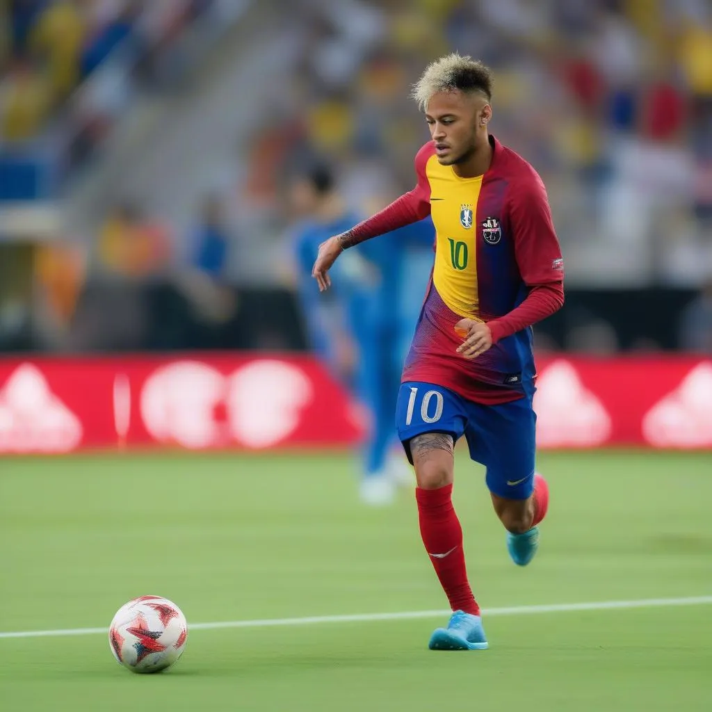 Neymar Dẹp Cua Kỹ Thuật