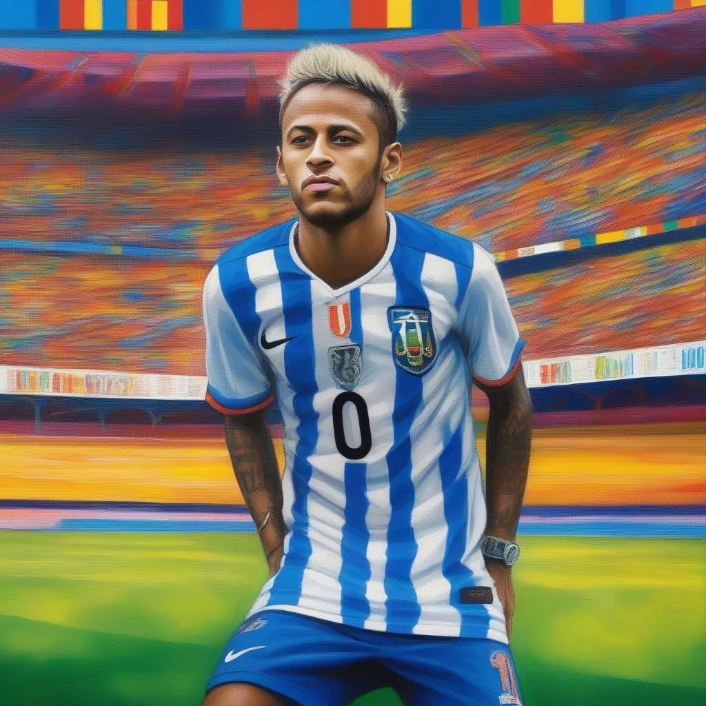 neymar-drawing-tranh-son-dau