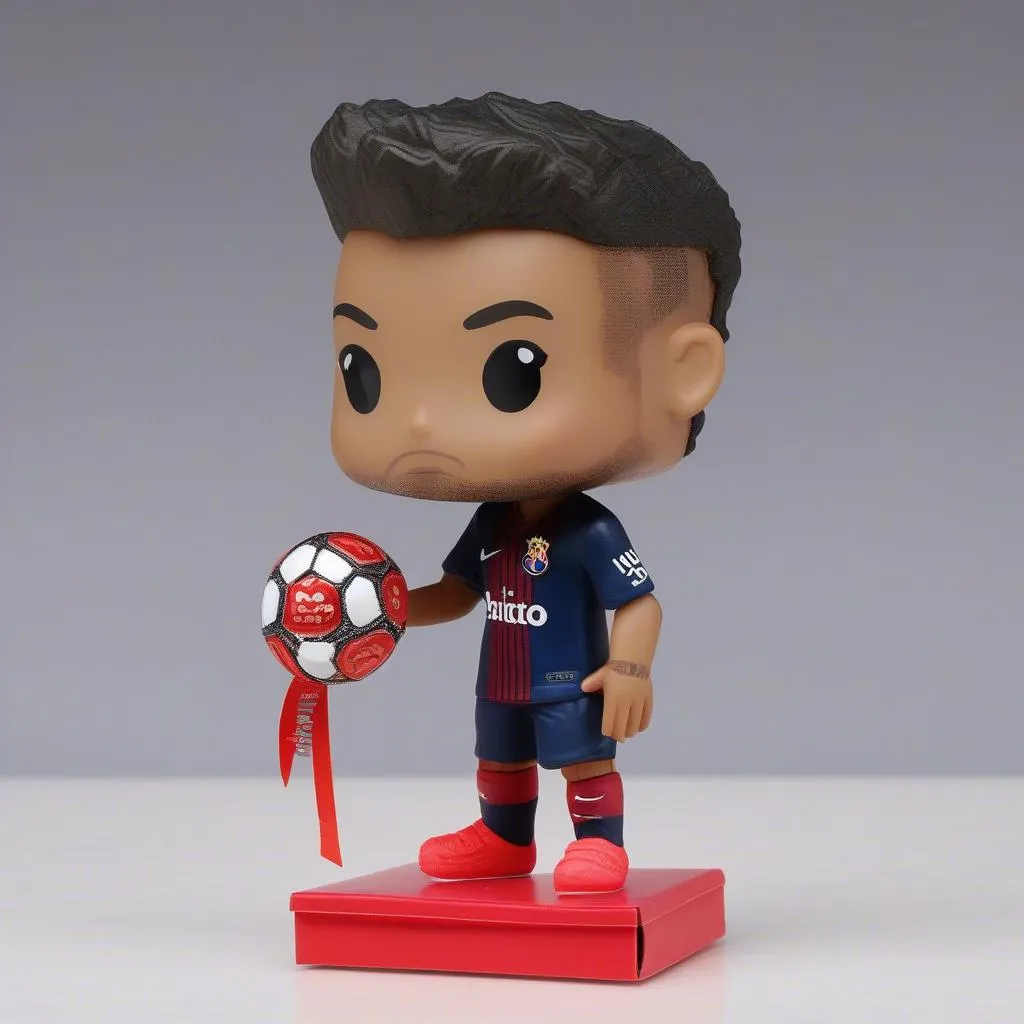 quà tặng mô hình cầu thủ neymar