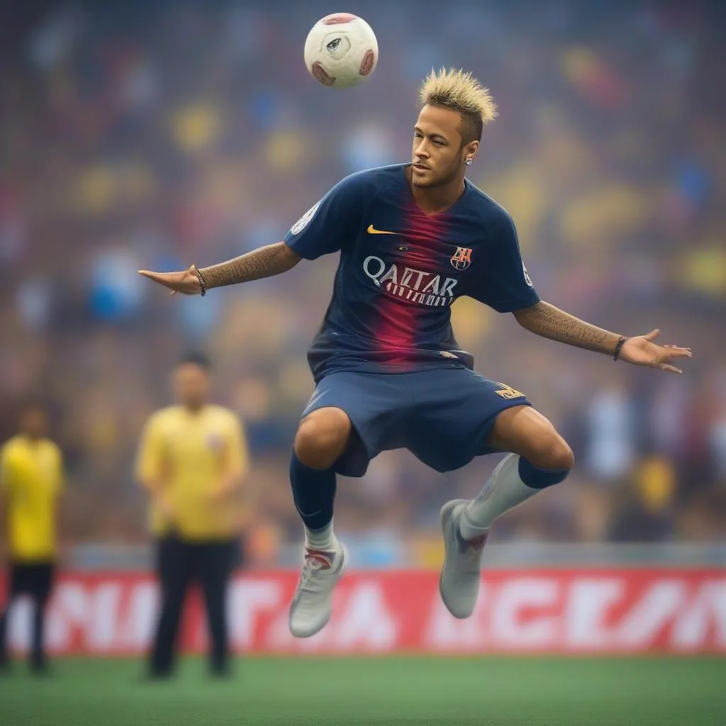 Neymar biểu diễn freestyle