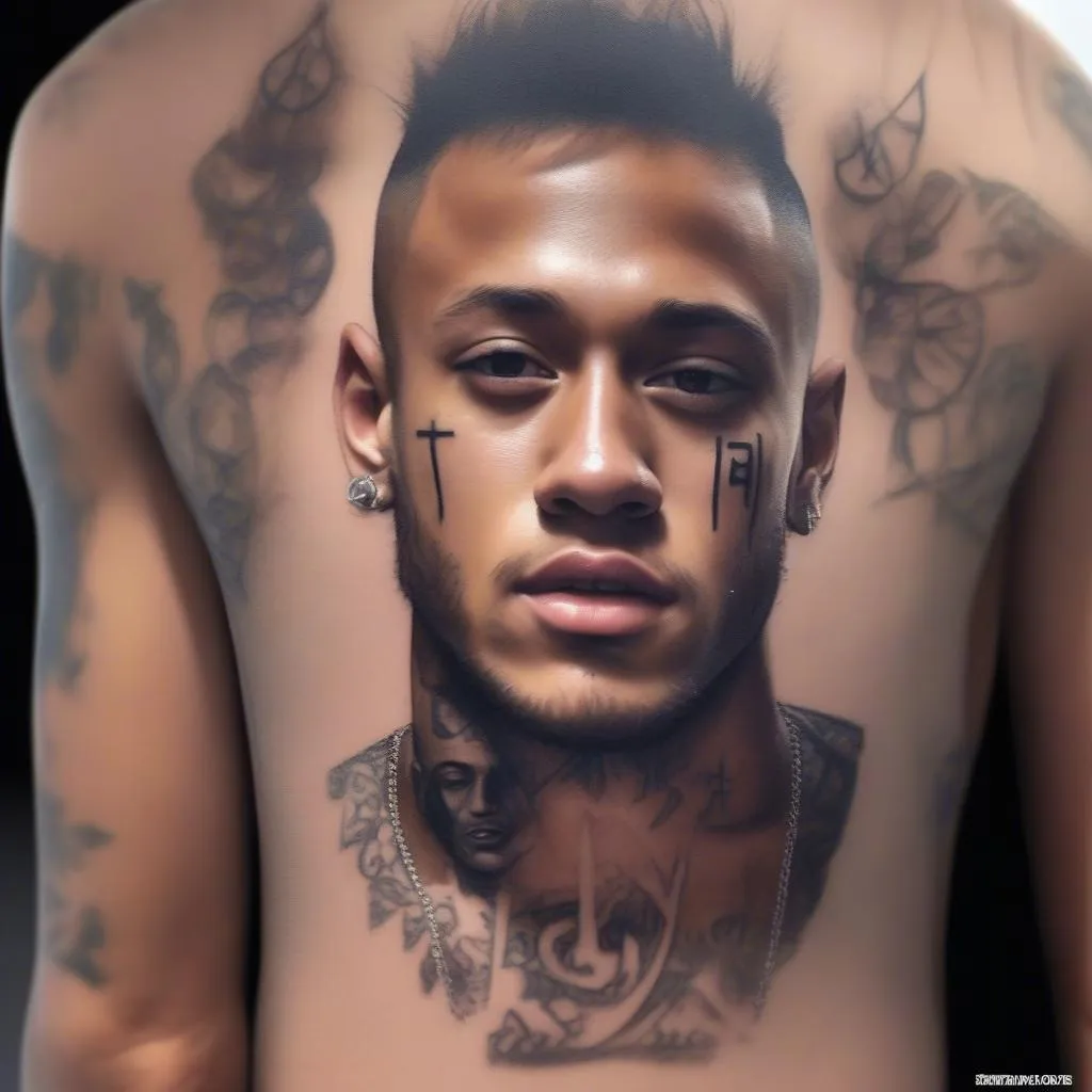 neymar tattoo 2018