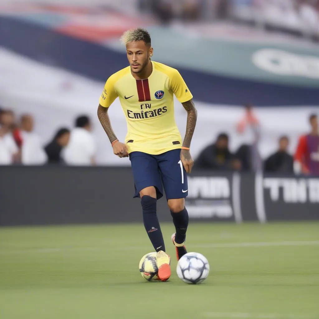 Neymar Jr. thi đấu