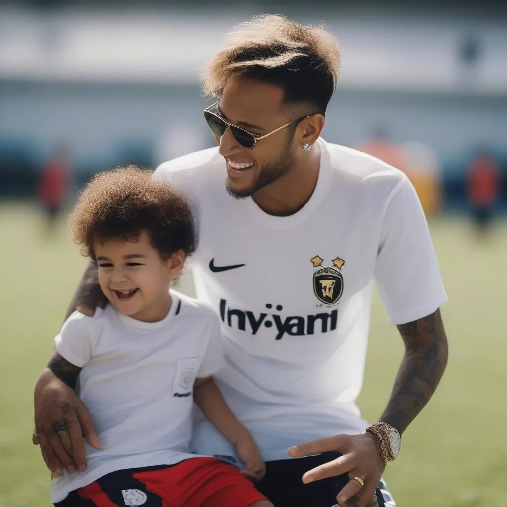 Neymar Jr. và con trai