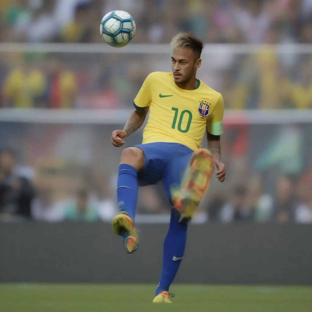 Neymar khoe kỹ năng