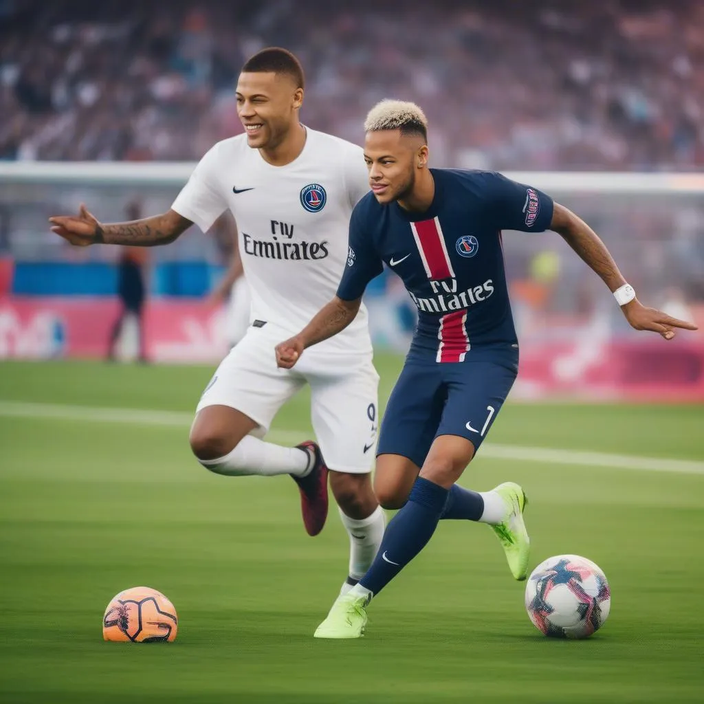 Neymar kiến tạo cho Mbappe